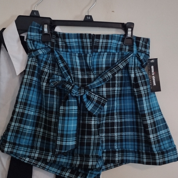NWT Girls Blouse Short Sleeve and skort set - Picture 4 of 7